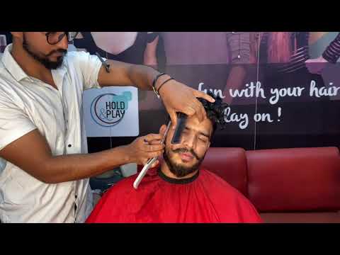 ASMR Unique and stylish haircut by Indian Barber Sameer with Firoz Ep-3