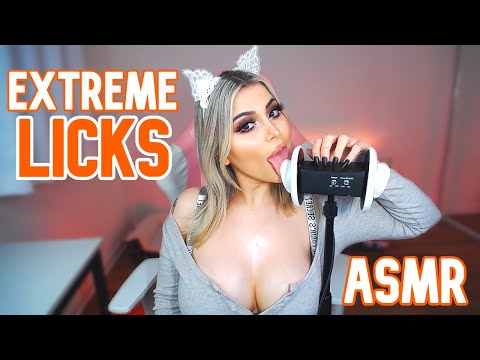 9 MINUTES OF EXTREME EAR LICKING ASMR 🤍