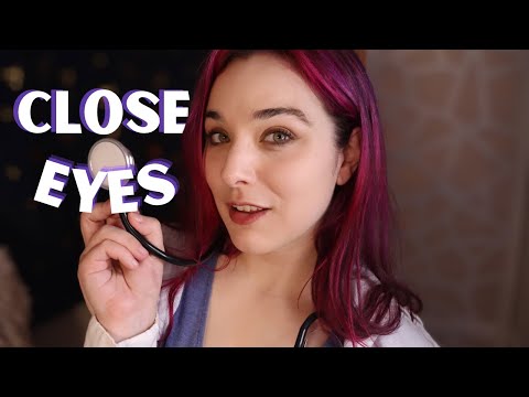 ASMR Cranial Nerve Exam but Close Your Eyes Halfway | Unique Medical Roleplay