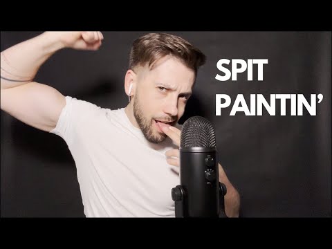 SPIT PAINTING FOR BAD BOYS/GIRLS ONLY | ASMR