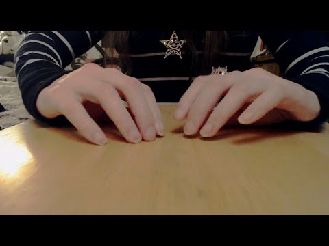 [ASMR] Binaural Pure Tapping + Brushing on Wooden Table (No Talking)