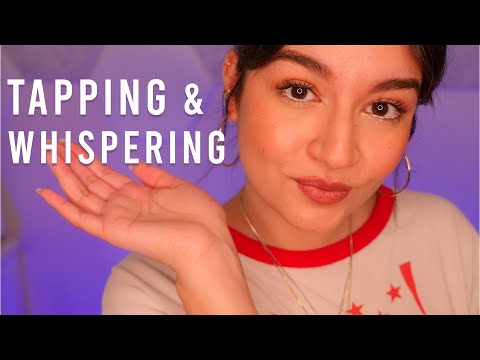 ASMR Tapping & Whispering To Make You Sleepy (Show and Tell)