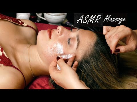 ASMR Spa Treatment with Rose Gold Peel Off Mask ♥ Face Brushing, Foam Cleanser, Sally Beauty