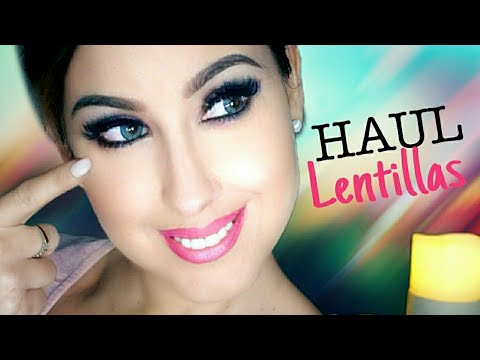 Asmr HAUL LENTILLAS COLORES Pinky Paradise new series coloured contacts