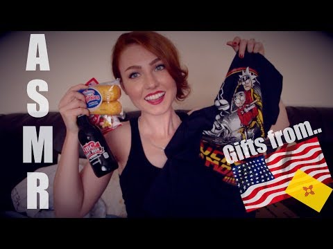 ASMR - Unboxing gifts from a Subscriber! ULTIMATE crinkle sounds!