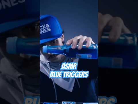 #asmr blue triggers!