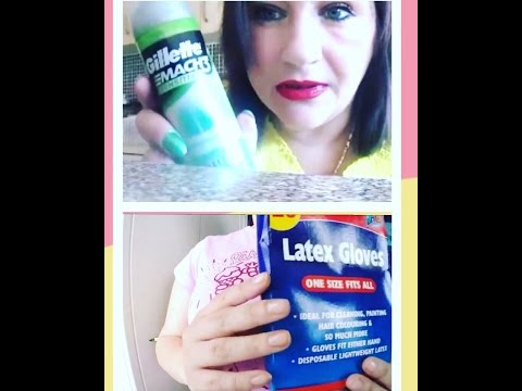 ASMR - LATEX GLOVES & SHAVING FOAM - COLLAB WITH SCOTTISH ASMR BLUEBERRY