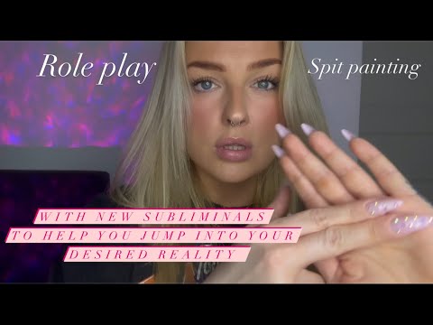 Role play ASMR- w  subliminals to help you become your highest self & jump into your desired reality