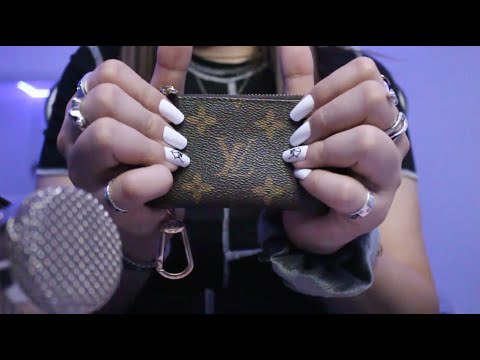 asmr *fast* scratching and tapping on rough textures (no talking)