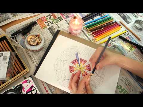 ASMR Colouring Mandala Part 2 (plus rant about school)