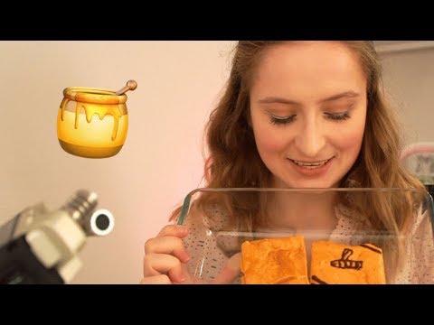 ASMR - Eating HONEYCOMB Snack | EXTREMELY Crunchy 🍯 Inspired by Life with MaK