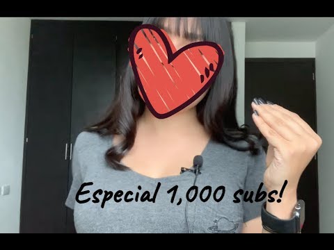 ASMR ESPAÑOL- 24 cosas sobre mi - 1,000 subs!