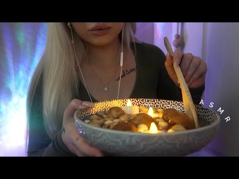 ASMR | TINGLES TO HELP YOU SLEEP (wooden soup, tapping & scratching) | ASMRbyK