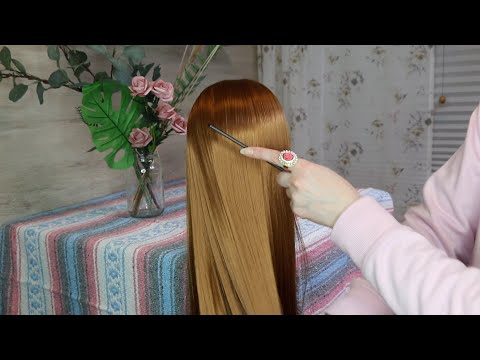 ASMR Hair Brushing With Different Brushes (No Talking)