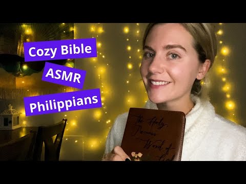 Cozy Bible Reading ASMR ~ Philippians ❤️✝️