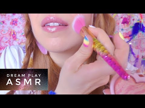 ★ASMR [german]★ Caring Friend Festival Close-Up Makeup Roleplay | Dream Play ASMR