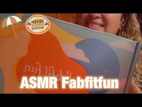 ASMR| Unboxing my 2020 Summer FabFitFun box 😍| lots of tapping & whispering