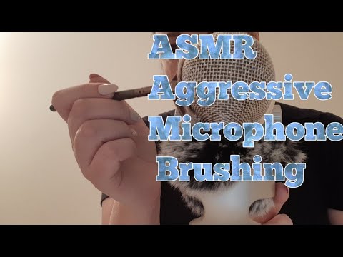 ASMR Aggressive Microphone Brushing
