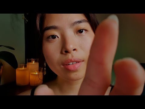 ASMR Gently Touching & Tracing Across Your Face To Make You Sleepy 🧸 with Soft Whispers