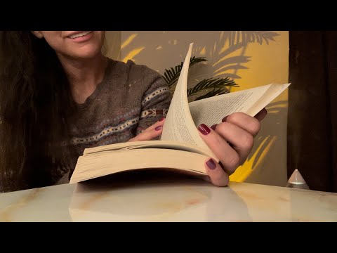 ASMR Inaudible Book Reading/Whispering w/ Finger Licking 😴💤💤