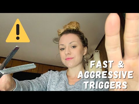 Fast And Aggressive Triggers ASMR | ASMR Intense Mouth Sounds Fast | Short ASMR Triggers