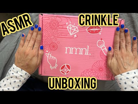ASMR Unboxing Whisper (Crinkle,Tapping Sounds with Soft Spoken!) nomakenolife Beauty Box