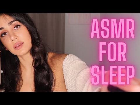 ASMR | 35 Min of Relaxing Triggers For Sleep (Personal Attention, Hair/Face/Mic Brushing, Whispers)