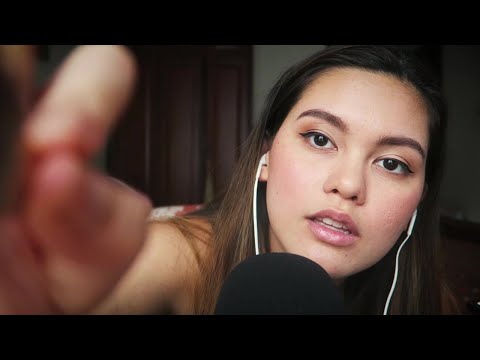 ASMR Doing A Friend's Makeup | Brushes, water noises and whispering