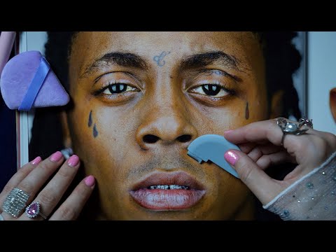 Applying MakeUp on Famous Faces 😉 *ASMR