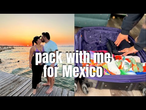 ASMR| Plan my Outfits + Pack w/ Me for Mexico🌴🌺☀️