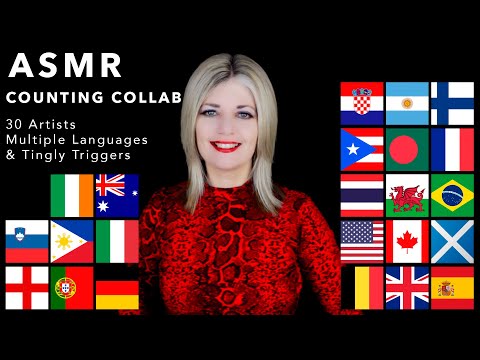 ASMR International Counting Collab - 30 Artists!