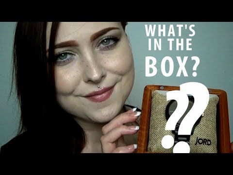ASMR ~ A Beautiful Wooden Surprise! ~ Tapping with long nails /Whisper/ Brushing