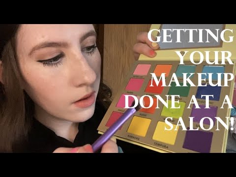 {ASMR} Getting Your Makeup Done at a Salon!