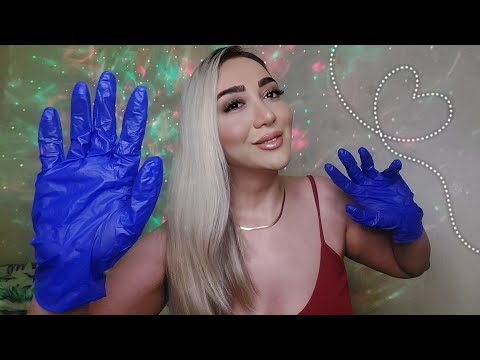 ASMR | Latex Gloves HAND MOVEMENTS & SOUNDS For Sleep | Mouth Sounds
