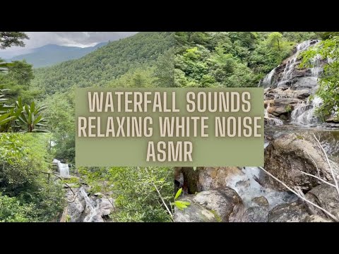 Waterfall Sounds Smokey Mountains Waterfalls ASMR relaxing white noise