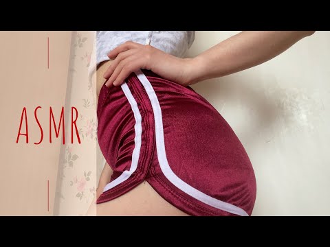 ASMR Red Shorts Scratching 🩳 😋