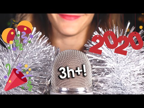 [ASMR New Year Special] 🎉 Deep Brain Scratching with Tinsel 3 Hours +!