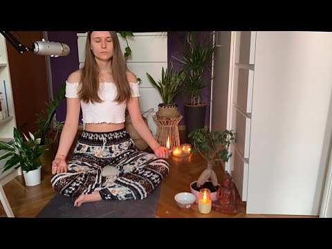 ASMR po polsku 🌙 Wieczorna Medytacja 🧘🏼‍♀️💆🏼‍♀️ (mindfulness, anxiety relief, polish wshisper)