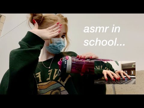 asmr at my high school... **my principal asked me what i was doing**