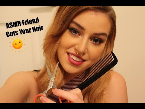 ASMR haircut roleplay, tapping, soft spoken, personal attention