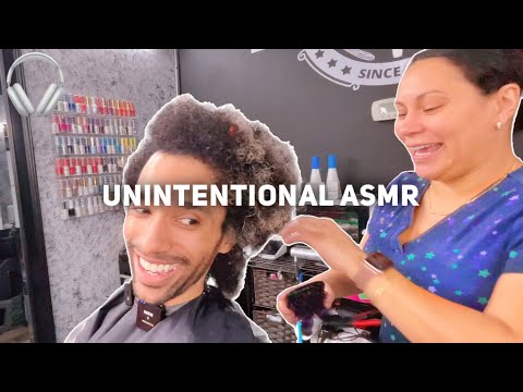 [ASMR] Colombian Gives Calming Curly Hair Detangling | Unintentional ASMR