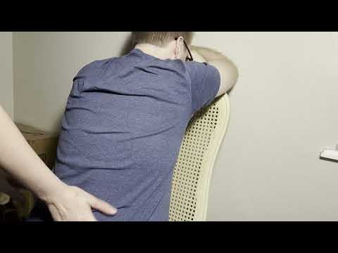 ASMR : Chair Back / Head / Shoulder Massage from Fiancée | No Talking
