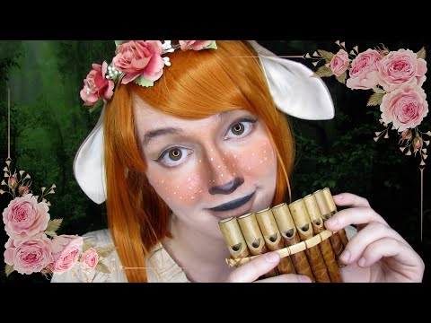 🌸ASMR FAUN COMFORTS YOU TO SLEEP ROLEPLAY🌸 Layered Sounds, Nap at the End, Nature Ambience