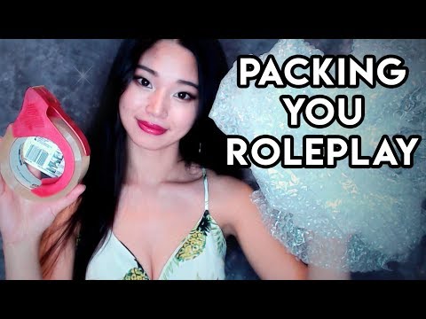 [ASMR] Packing You Roleplay - Lots of Crinkles