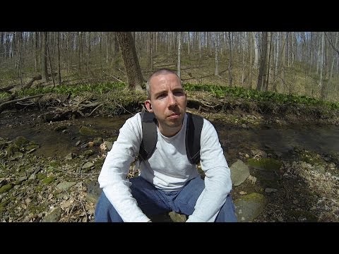 4/19/2014 Nature vlog by a trickling stream