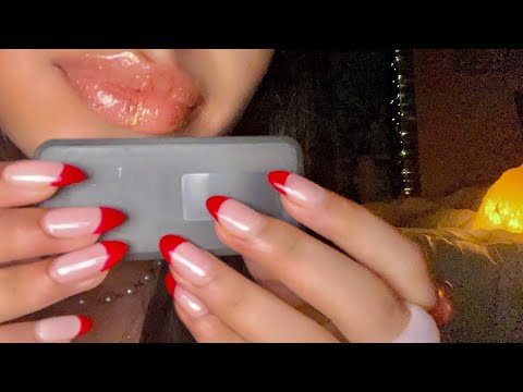 ASMR~ Tingly Tapping w/ Long Nails + Wet Mouth Sounds (Ultimate Tingles)