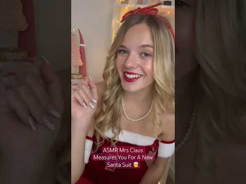 ASMR Preview: Mrs Claus Measures You For A New Santa Suit 🎅