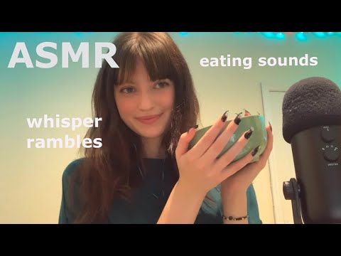 ASMR ~ Eating Crunchy Kale Chips + Whisper Rambles!