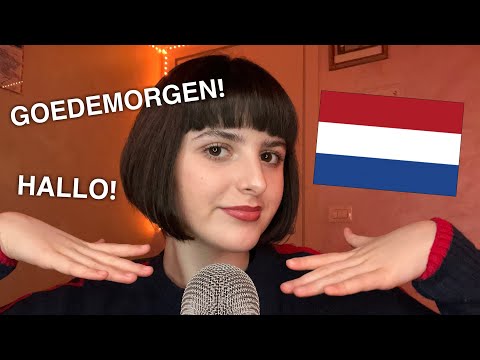ASMR Teaching You Basic Dutch 🇳🇱