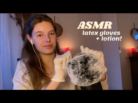 ASMR latex glove sounds! (tapping, handlotion, smoke)